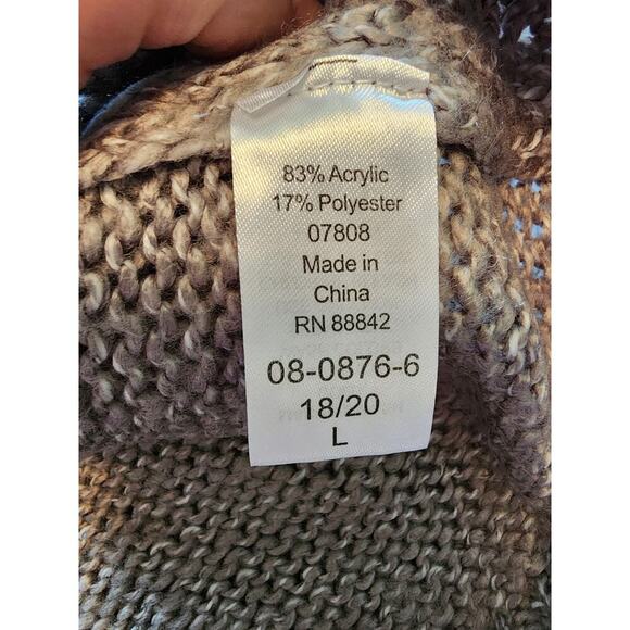 Roaman's Winter Chunky Knit Sweater‎ Large(18-20) - Picture 6 of 10